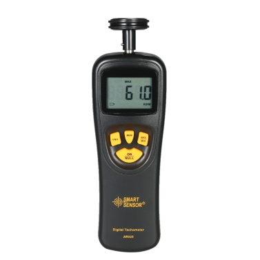 SMART SENSOR Handheld Contact LCD Цифровой тахометр Спидометр Tach Meter Wide Measureing Rang 0.5 ~ 19999 RPM