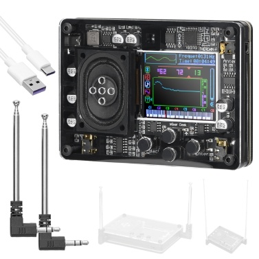 Интерфейс Type-C Аудио Терменвокс Музыкальный модуль Винтажный электронный гениальный инструмент Несколько голосов, регулируемый с цветным дисплеем