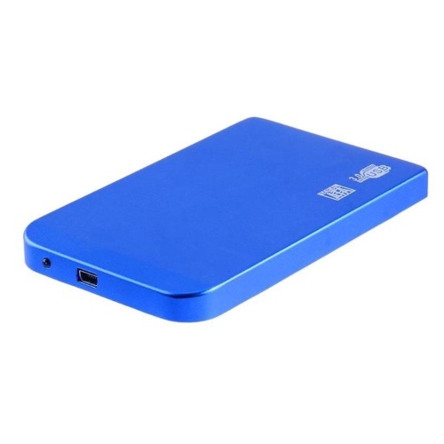 2.5in USB3.0 SATA SSD HDD Hard Drive Box 5Gbps 3TB USB3.0 SATA Portable Hard Drive Box (Синий)