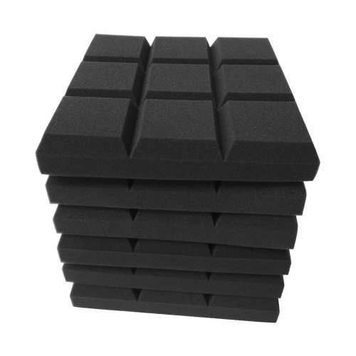 6pcs 12 * 12 * 2inch Studio Acoustic Foam Panel Звукоизоляционная пена