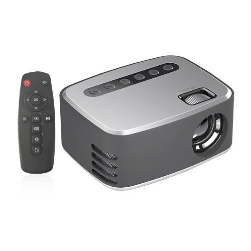 Портативный мини-проектор T20 1080P USB HD LED Домашний медиа-видеоплеер Кинопроектор 320x240 пикселей поддерживает легко носить с собой